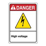ANSI High Voltage Sign
